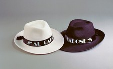 Al Capone Hut weiß schwarz