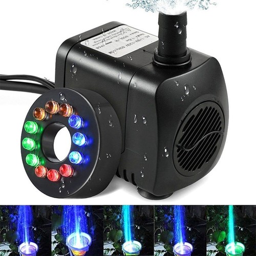 Led teichpumpe springbrunnen - led,