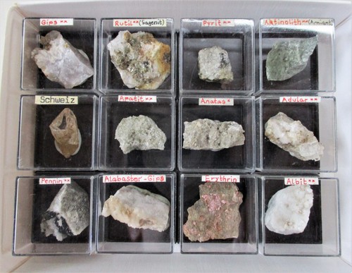Lot mm mineralien - mineralien,