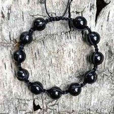 Schungit Armband NEU Shamballa Armband aus echten Schungit