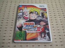 Naruto Shippuden Clash of Ninja Revolution III 3 für Nintendo Wii und Wii U OVP