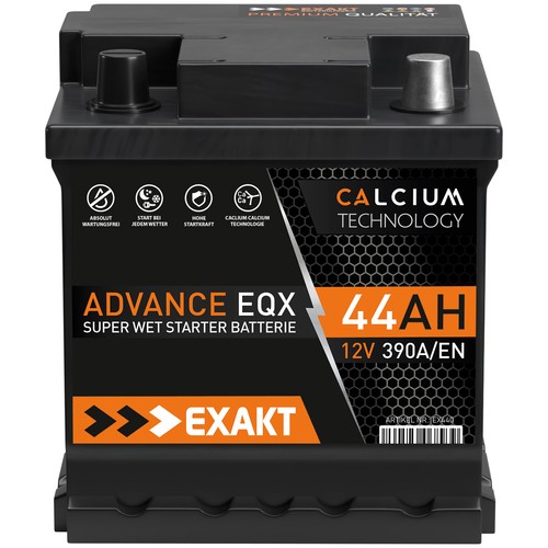 Exakt autobatterie 12v - autobatterie, 44ah