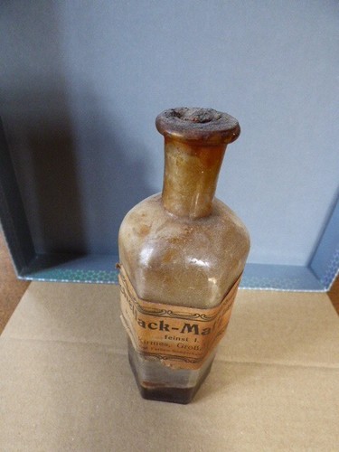 Uralt glasflasche firnis - uralt,
