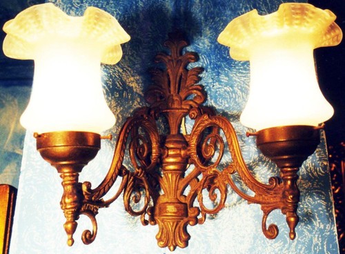 Gold messing glas - gold,