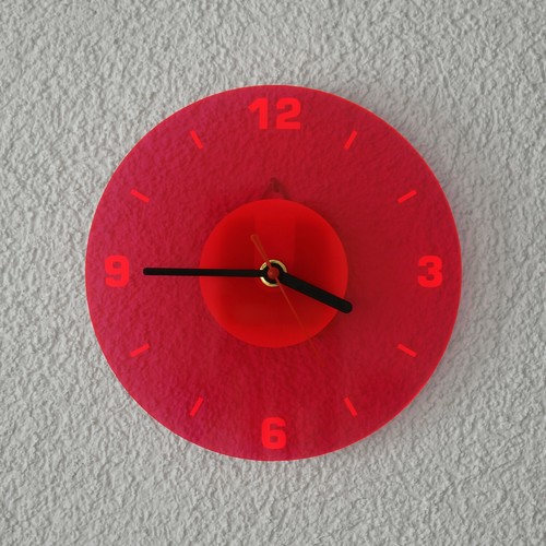 Acrylglas quarz wanduhr - acrylglas,