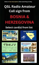 QSL Amateurfunkkarte - BOSNIEN