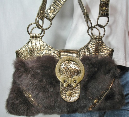 Pelztasche magnet handtasche - pelztasche,