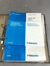 Div. WEBASTO Betriebsanleitung Einbau BBW/DBW46 BW/DW50 Thermo Top   Opel MB ua.