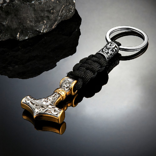 Schlüsselanhänger mjolnir - schlüsselanhänger,