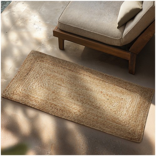 Handgewebter teppich jute - teppich,