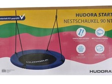 Hudora Nestschaukel Rund Ø90cm Schaukel 100kg Tellerschaukel Rundschaukel blau