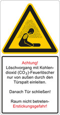 W041 Löschen mit CO2-Löscher