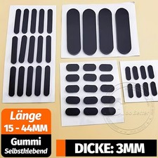 Ovale gummifüße dicke - gummifüße,