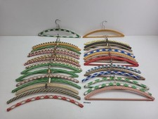 Konvolut Kleiderbügel (30) Stoff 60er 70er Jahre DDR Retro Haushalt #2511817