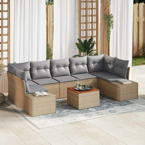 Gartensofa set mit kissen - gartensofa-set, 8
