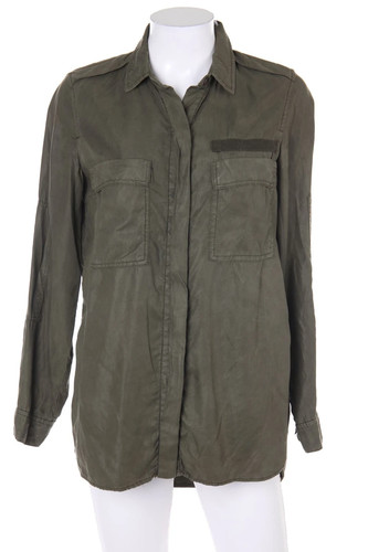 Zara trf hemd bluse - trf, military