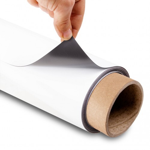 Meter magnetfolie weiß - 1,