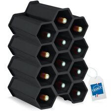 Weinregal stapelbar Kunststoff Wein Flaschen Box Kiste Regal freistehend Ständer