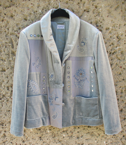 Damen jacke grau together - grau, "together"