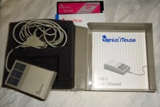 Genius Mouse GM-6 PC Mouse 3-Tasten RS232 Seriell DB25 mit Software und Box