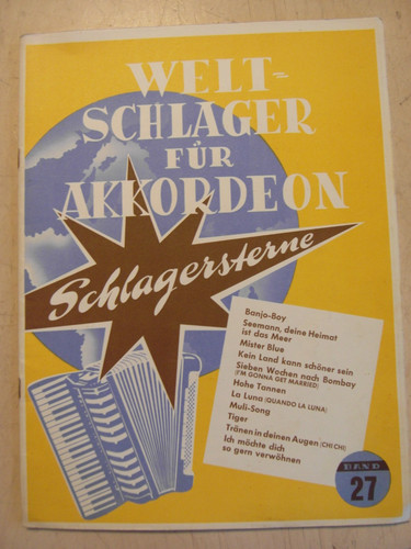 Alte noten weltschlager - weltschlager, für