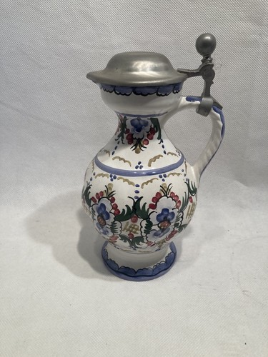 Vintage keramik krug mit - keramik,