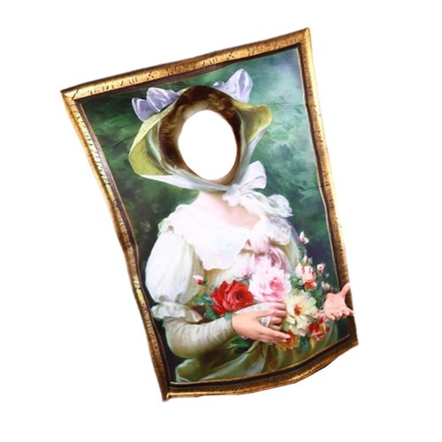 Malerei kostüm lady holding - kostüm,