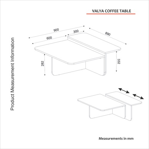 Couchtisch luxe schwarz 90x90 - couchtisch,