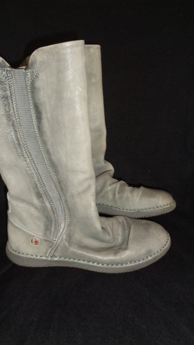 Softinos schlupfstiefel grau - schlupfstiefel,