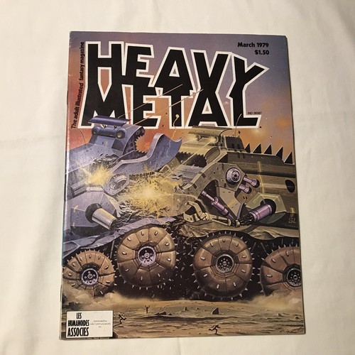 Heavy metal magazine - metal, march