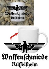 Waffenschmiede Rüsselsheim Tasse Kaffeetasse WH Adler Car Coffee Mug WK2