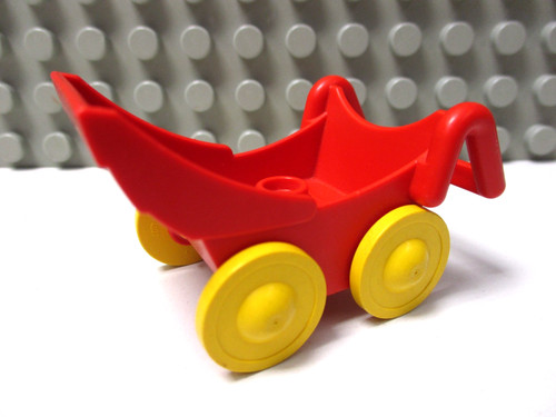 Lego duplo kinderwagen rot - lego,
