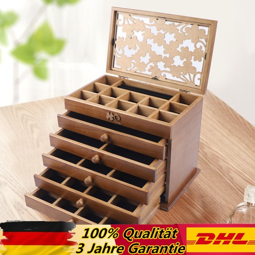 Große schmuckkasten holz - schmuckkasten,