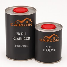 2K Klarlack Holz Innen Außen – Parkettlack Bootslack – PU Holzlack Glänzend Matt