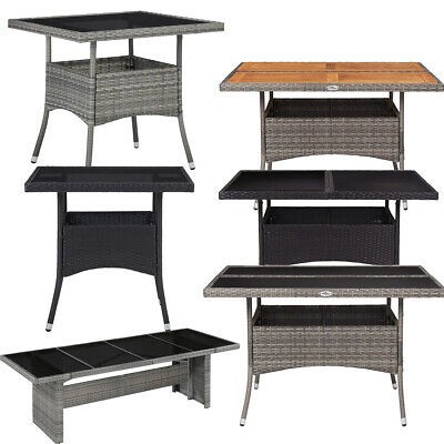 Dining gartentisch poly rattan - poly,
