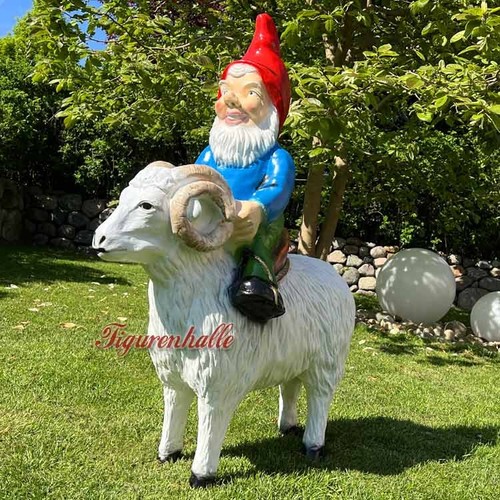 Gartenzwerg ziege steinbock - ziege,