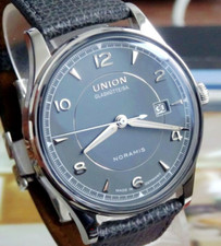 UNION GLASHÜTTE Noramis Date Datum Grau Grey D016.407.16.087.00   NEW FULL SET
