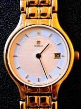 NOBLIA by Citizen "VINTAGE DAMEN"''QUARZUHR **LÄUFT**RARITÄT**GOLD**TOP ZUSTAND*