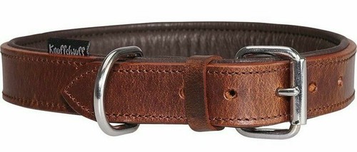 Knuffelwuff halsband leder - knuffelwuff®,