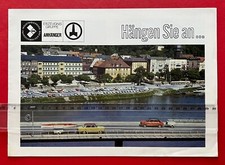 DDR Reklame Prospekt 1977 Leichtbauanhänger HP 350.01 VEB STEMA  ( F22053