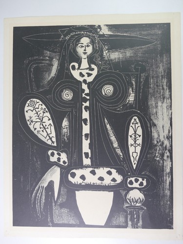 Pablo picasso kunstdruck femme - picasso,