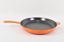 LeCreuset Gusseisen Pfanne orange oval riesig 40cm x 47 cm Neuprreis 530,00 Euro