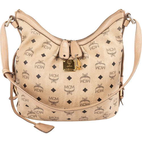 Mcm monogram visetos hobo - monogram,