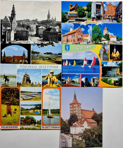 Postkarten lot olsztyn - 6,