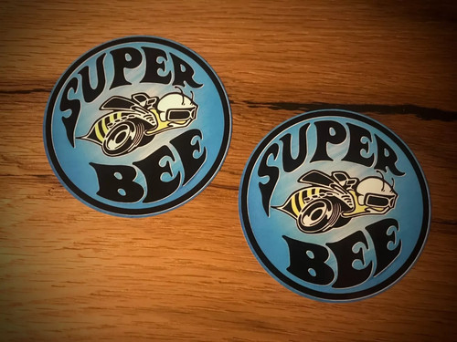 Super bee aufkleber - bee, dodge