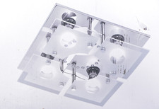 Wofi Deckenleuchte chrom Deckenlampe Lampe Leuchte LED + Halogen ACTION