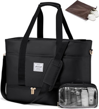 LOVEVOOK Reisetasche Damen Groß, Wasserdicht Weekender Travel Duffel Bag Mit Sch
