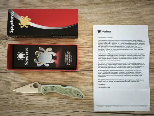 Spyderco delica gitd - spyderco,