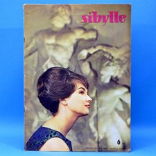 DDR Sibylle 6 1961 Vogue Modezeitschrift Mode Rock Bluse Kleider Festkleid