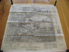 altes Messtischblatt Nr. 3445 Spandau von 1938 Tegel Westend Hakenfelde